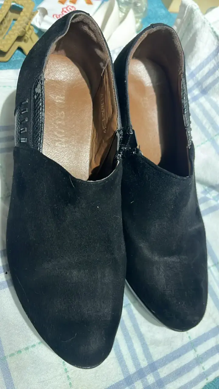 Zapatos de tacón negro para mujer - 1