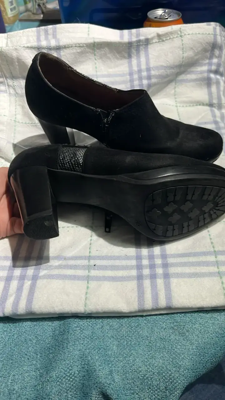 Zapatos de tacón negro para mujer - 3