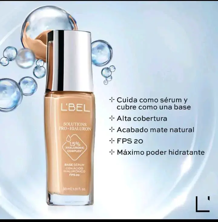 Base Sérum L'Bel Solutions Pro-Hialuron FPS 20