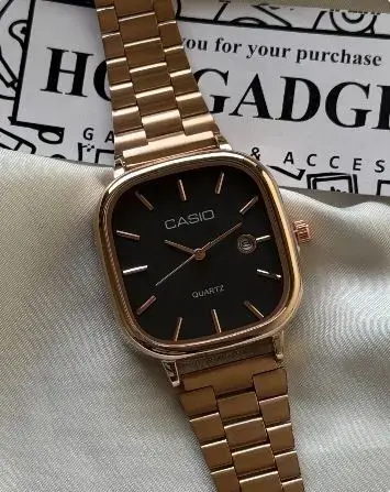 Reloj Casio Unisex Dorado Clásico A-130 - 2