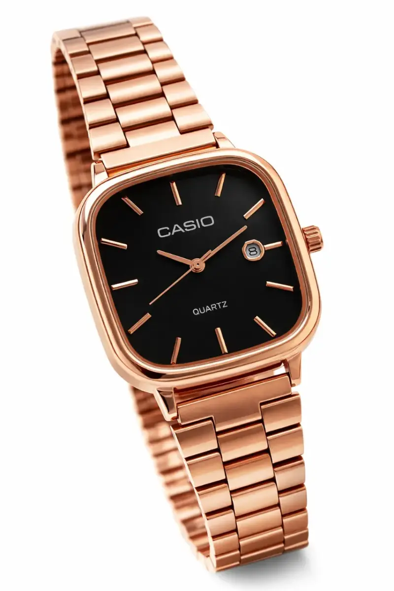 Reloj Casio Unisex Dorado Clásico A-130 - 3