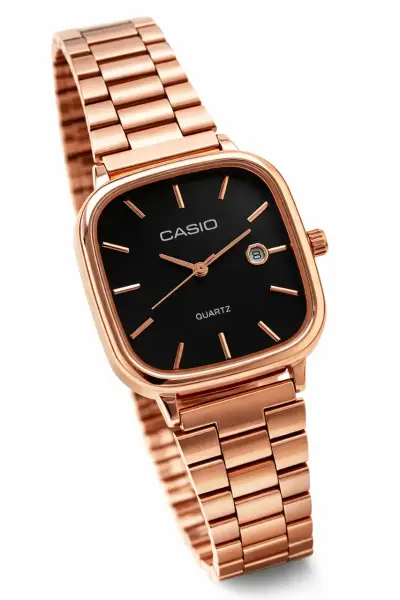 Reloj Casio Unisex Dorado Clásico A-130 - miniatura 3