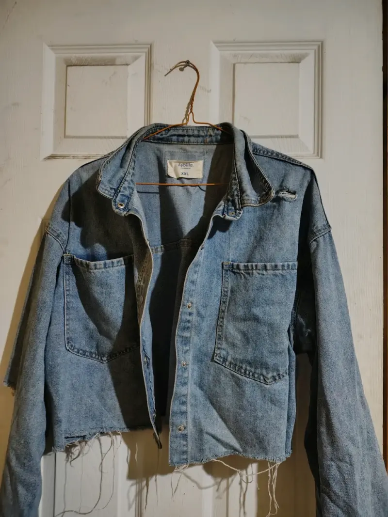 Chaqueta de mezclilla Sybilla XXL estilo vintage