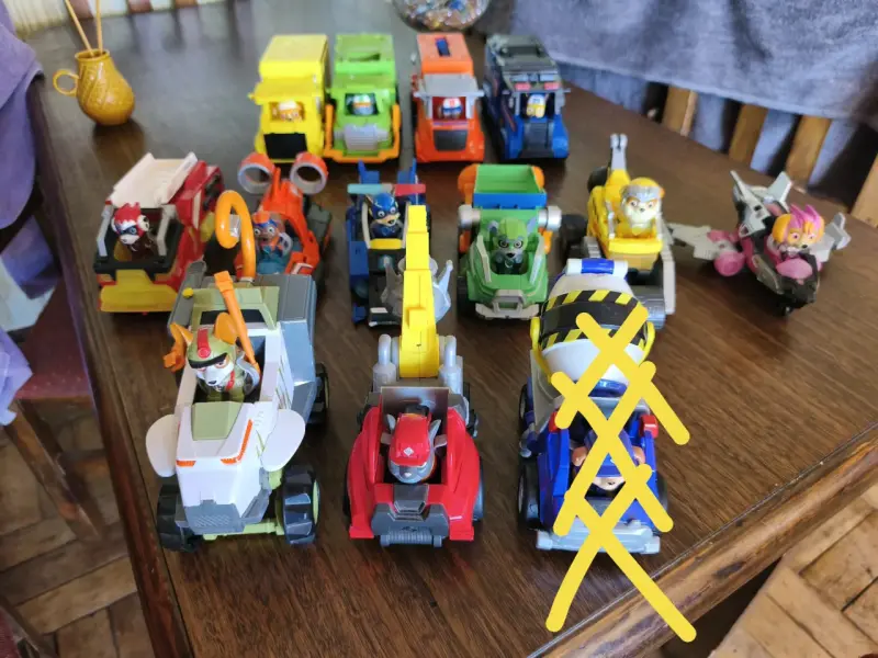 Set de vehículos de juguete Paw Patrol