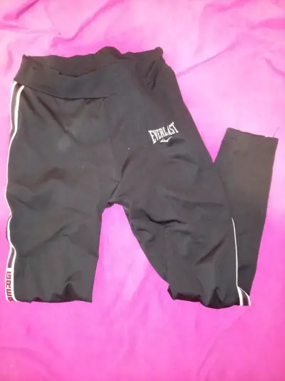 Pantalones deportivos azules Adidas con rayas - miniatura 4