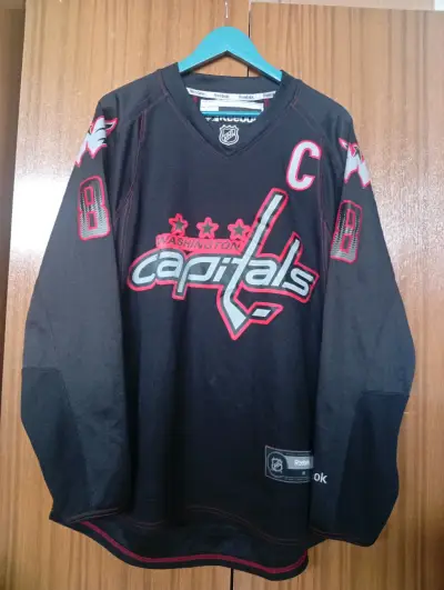 Camiseta NHL Washington Capitals Reebok Negra - miniatura 1
