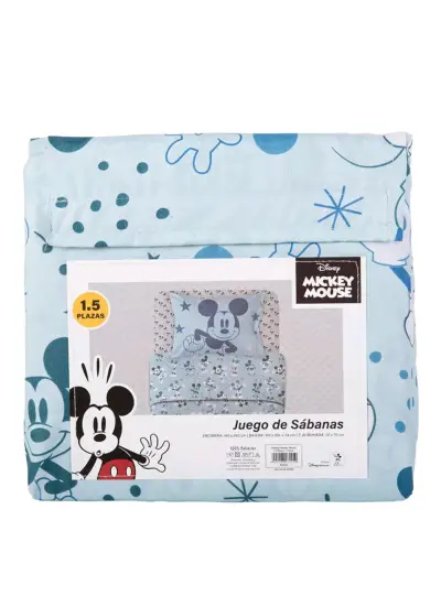 Juego de sábanas Mickey Mouse 1.5 plazas - miniatura 1