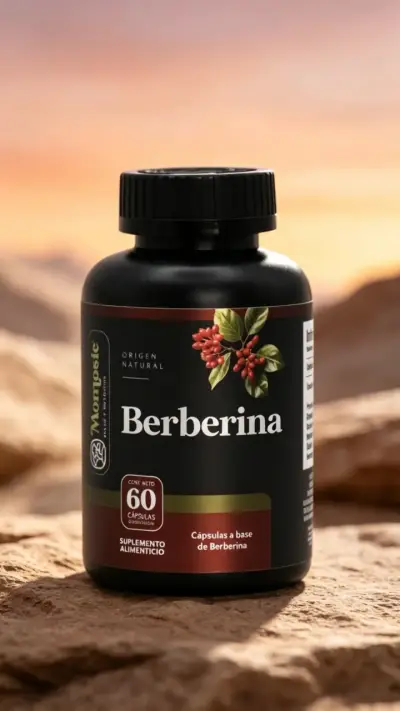 Suplemento natural Berberina 60 cápsulas - miniatura 2