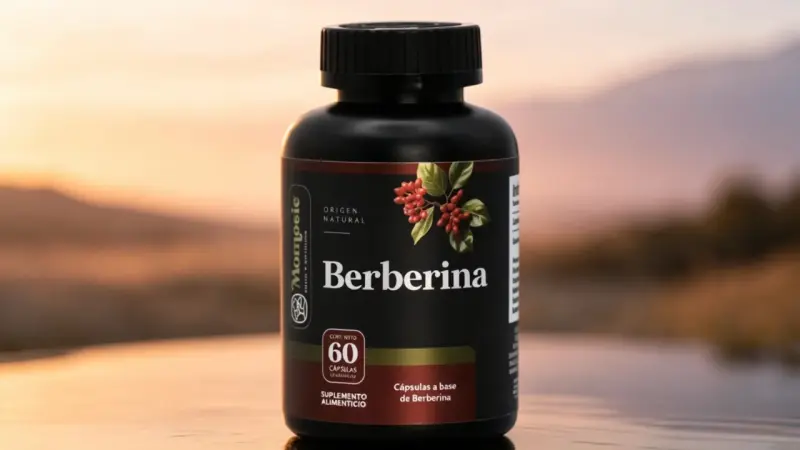 Suplemento natural Berberina 60 cápsulas - 4