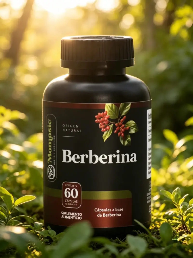 Suplemento natural Berberina 60 cápsulas - 5