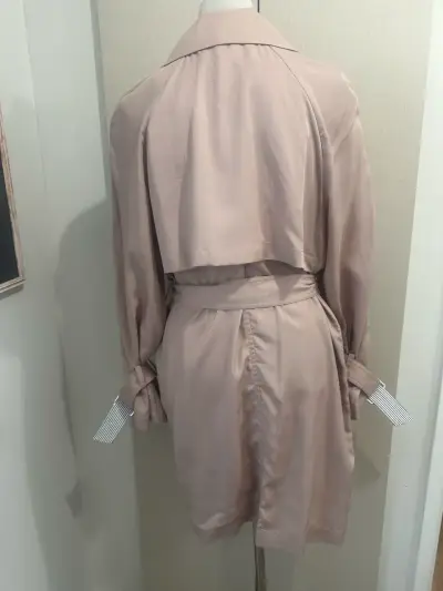 Abrigo trench coat Rosado para mujer - miniatura 2