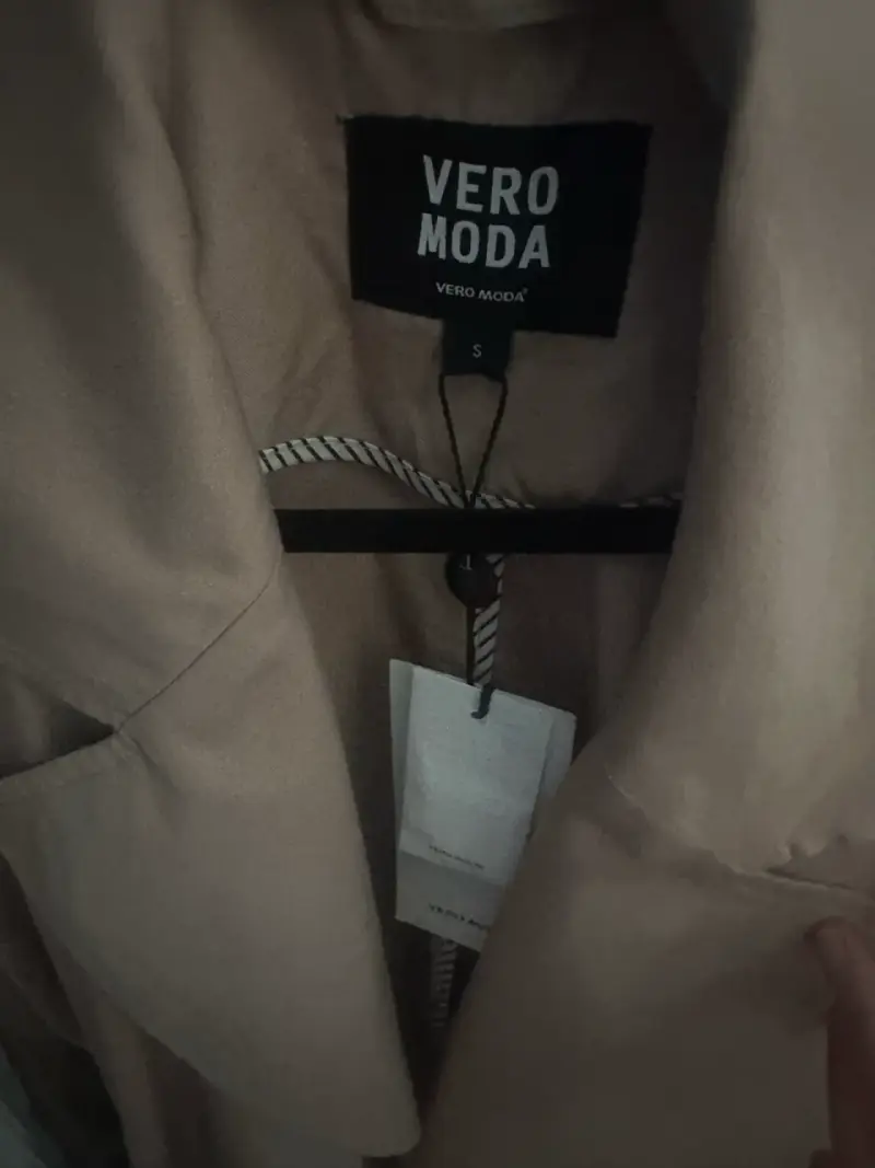 Abrigo trench coat Rosado para mujer - 6