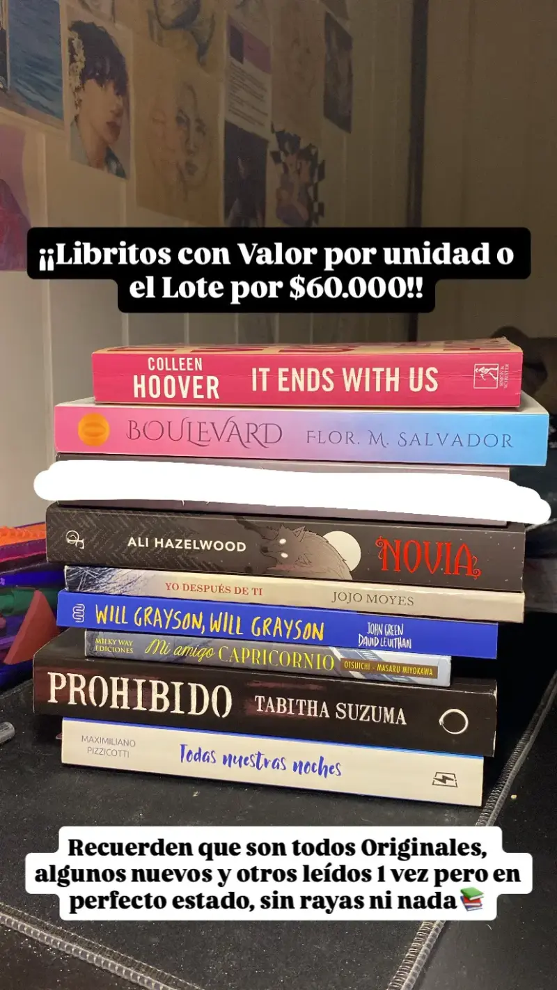Libros originales en perfecto estado📚