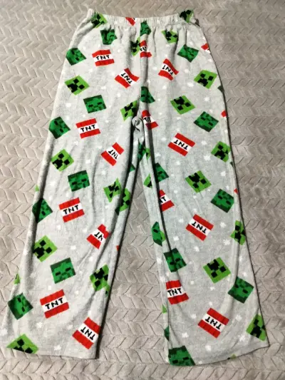 Pantalones pijama Minecraft para niños - miniatura 1