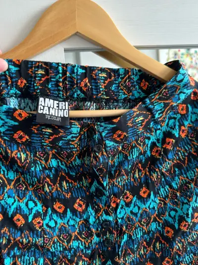 Blusa estampada multicolor para mujer - miniatura 2