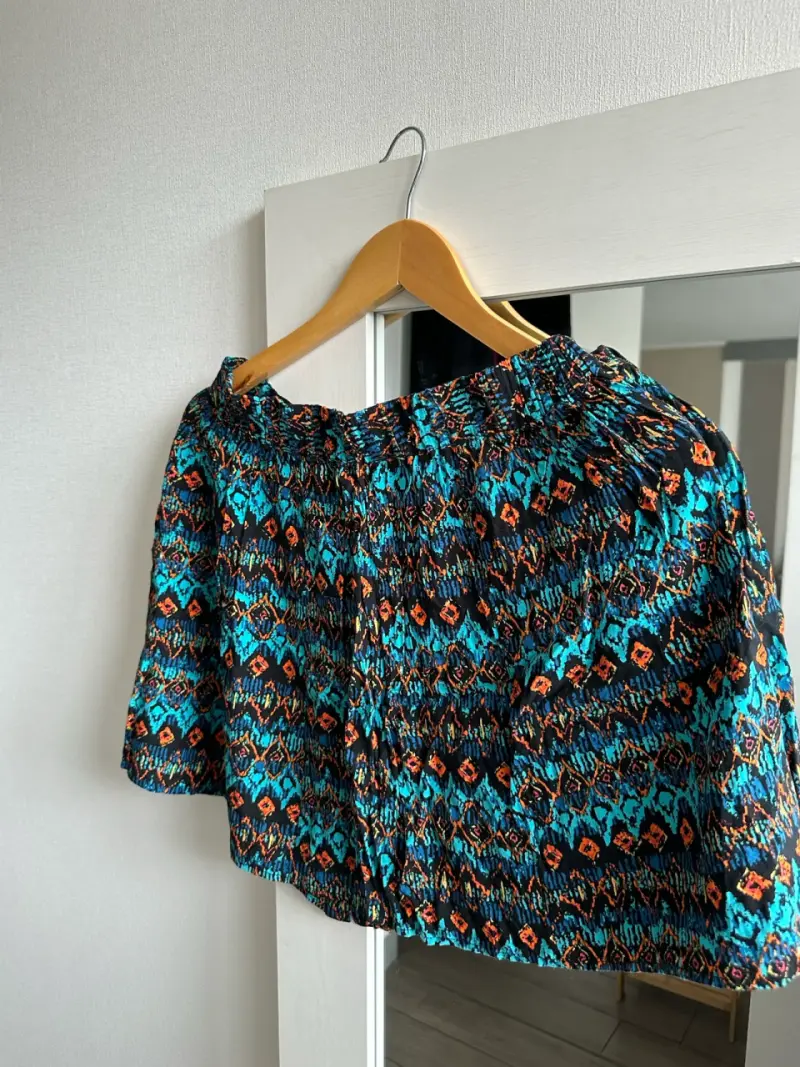 Blusa estampada multicolor para mujer - 3