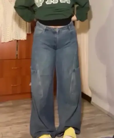 Jeans Wide Leg OPPOSITE NUEVO, Talla 46. - miniatura 1