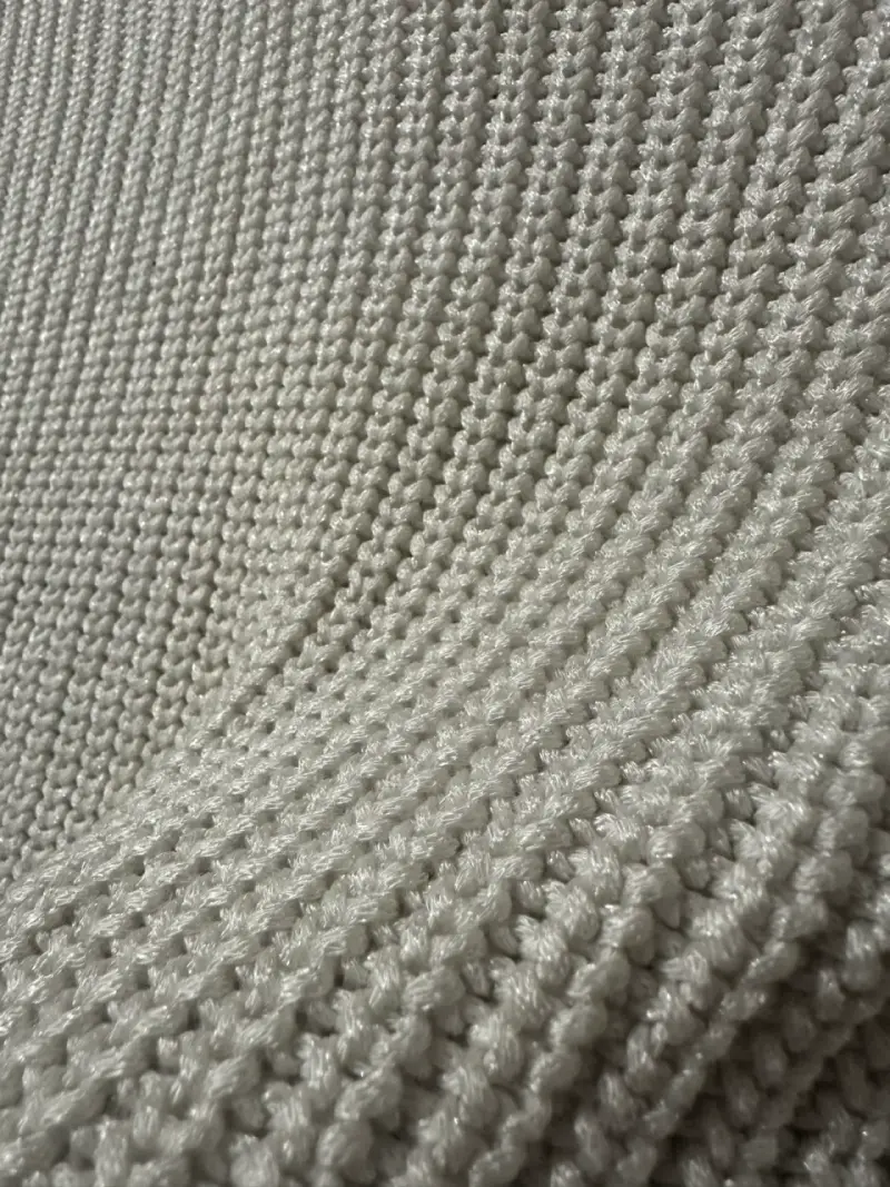 Suéter Blanco de Punto para Mujer - 5