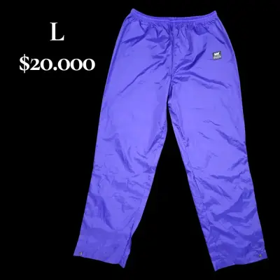 Pantalones deportivos morados para hombre talla L - miniatura 1