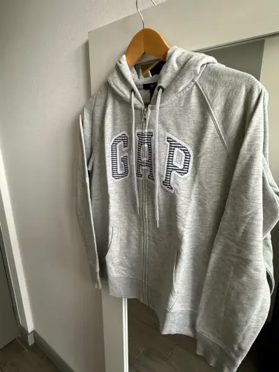 Polerón con capucha gris GAP para hombre - miniatura 2