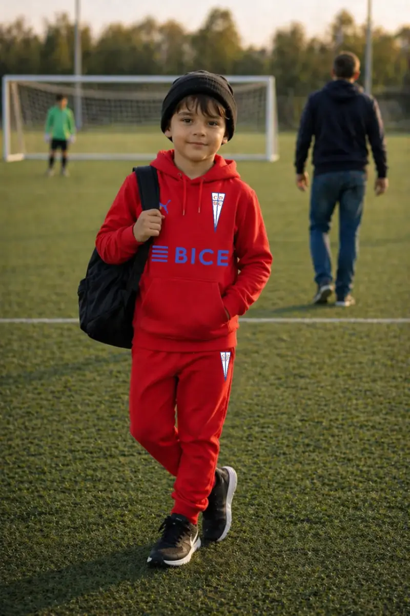 Conjunto deportivo infantil rojo UC