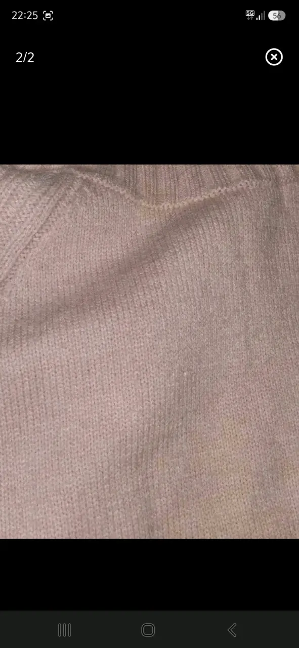 Suéter de cuello alto rosado para mujer - 2