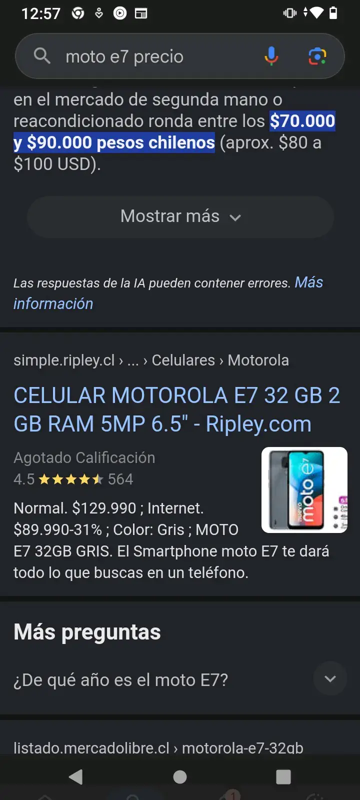 Smartphone Motorola E7 32GB color rosa - 1