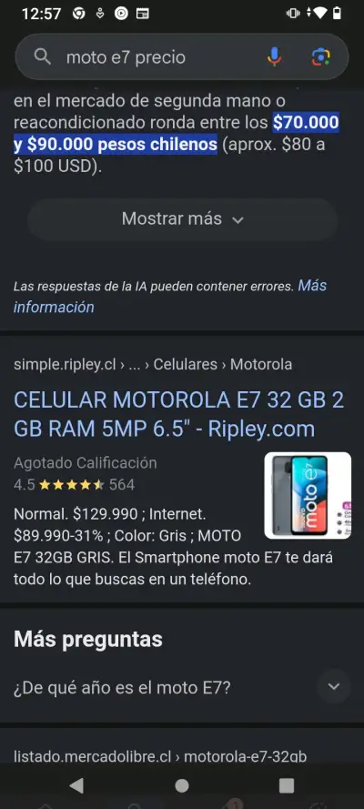 Smartphone Motorola E7 32GB color rosa - miniatura 1