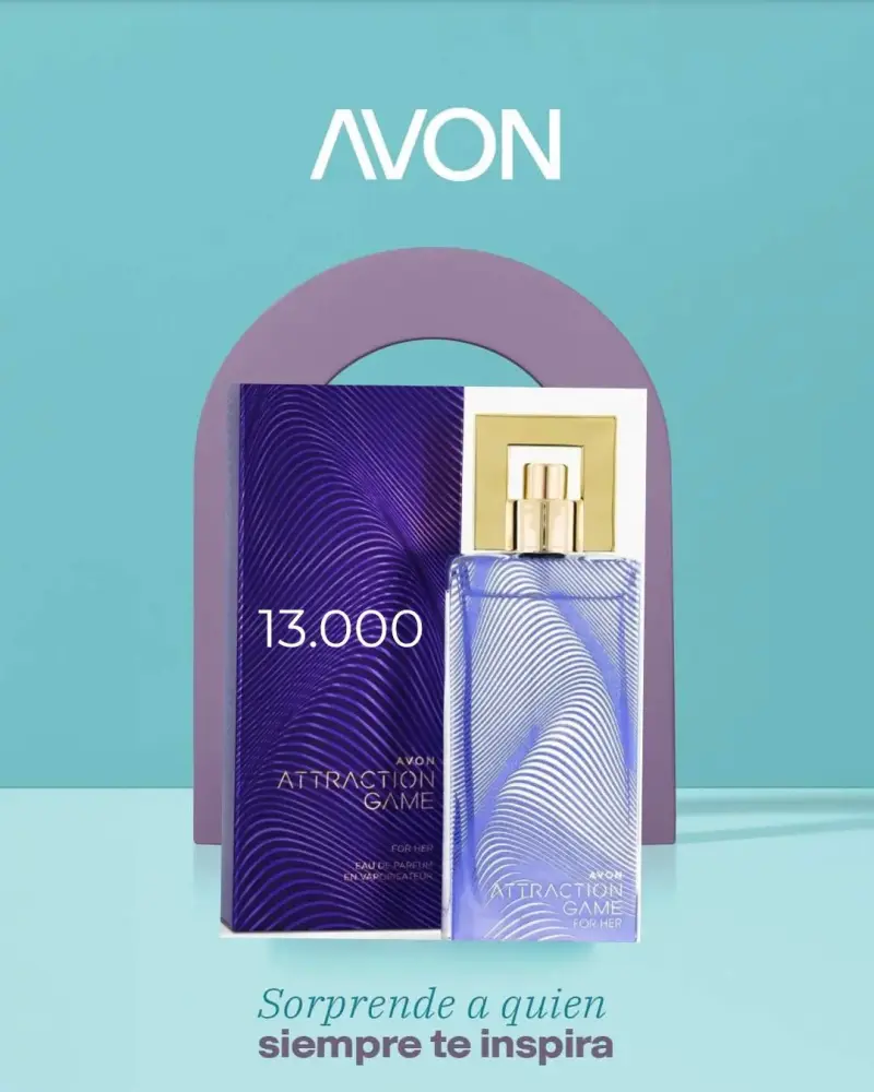 Perfume Avon Attraction Game para hombre