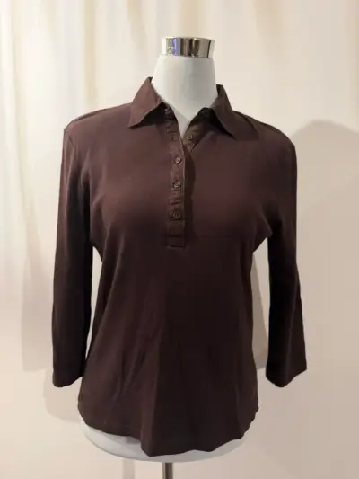 Polera Polo Marrón Lauren Ralph Lauren - miniatura 4