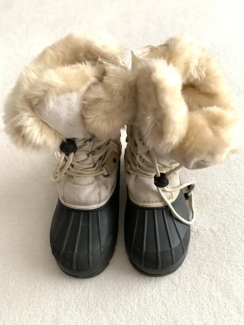 Botas de nieve infantil con forro de piel - 2