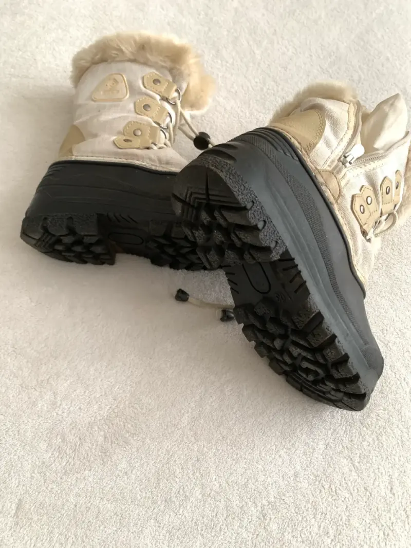 Botas de nieve infantil con forro de piel - 3