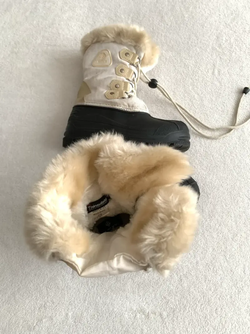 Botas de nieve infantil con forro de piel - 4