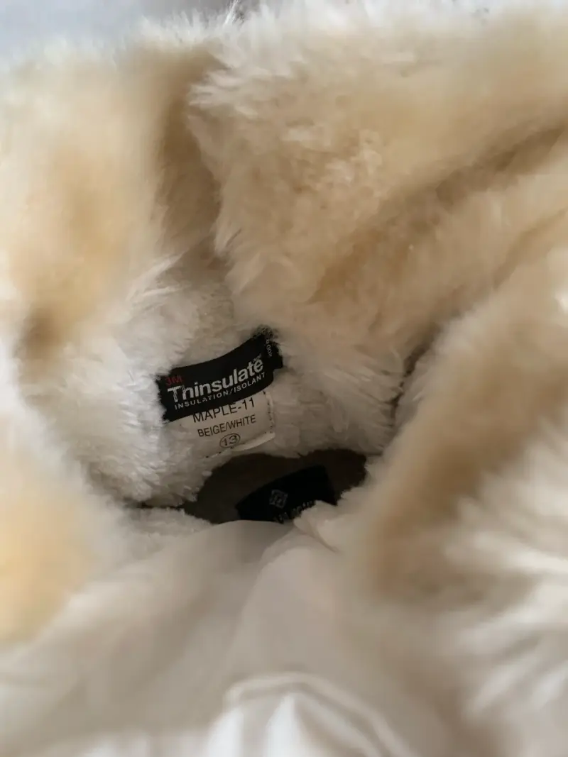 Botas de nieve infantil con forro de piel - 5