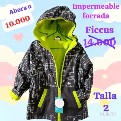 Impermeable Forrado Ficcus Talla 2 - miniatura 2
