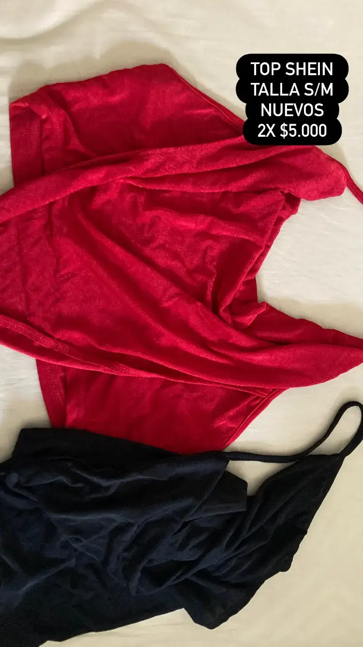 Pack de Tops Shein Talla S/M Nuevos