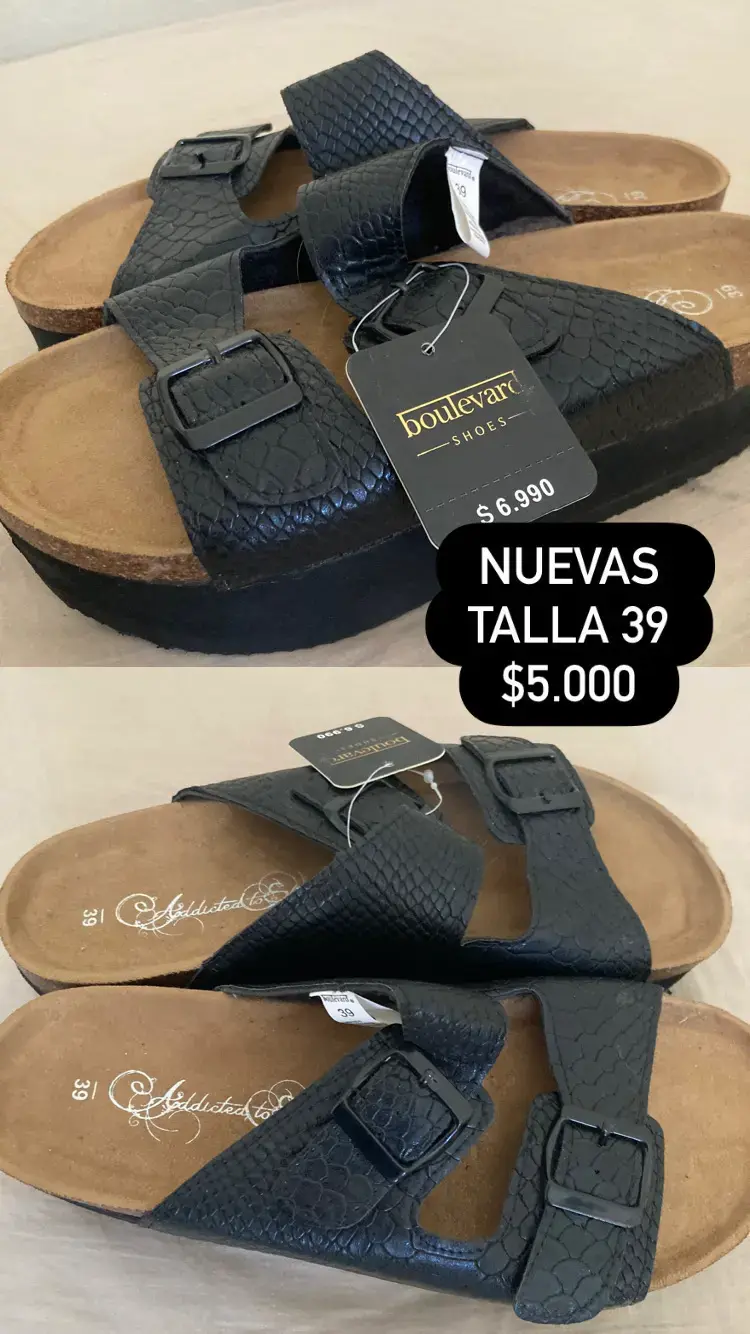 Sandalias negras Boulevard talla 39 nuevas