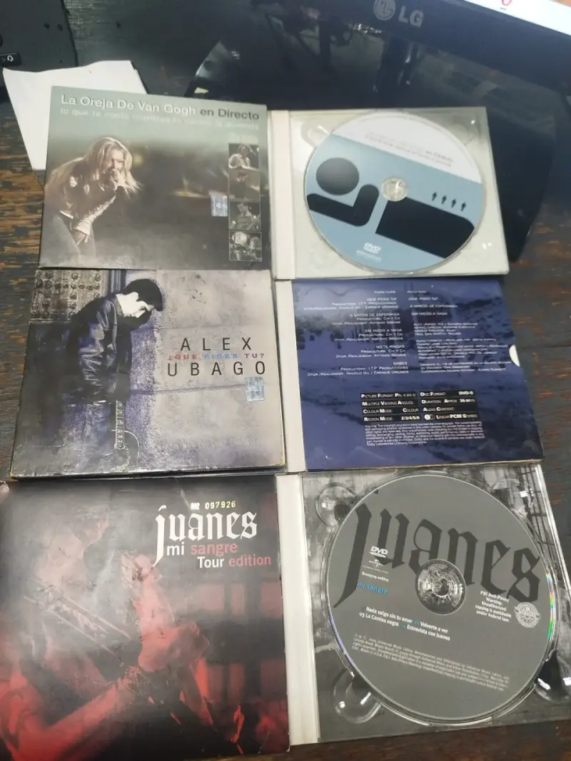 Colección de DVDs musicales de artistas populares - 4