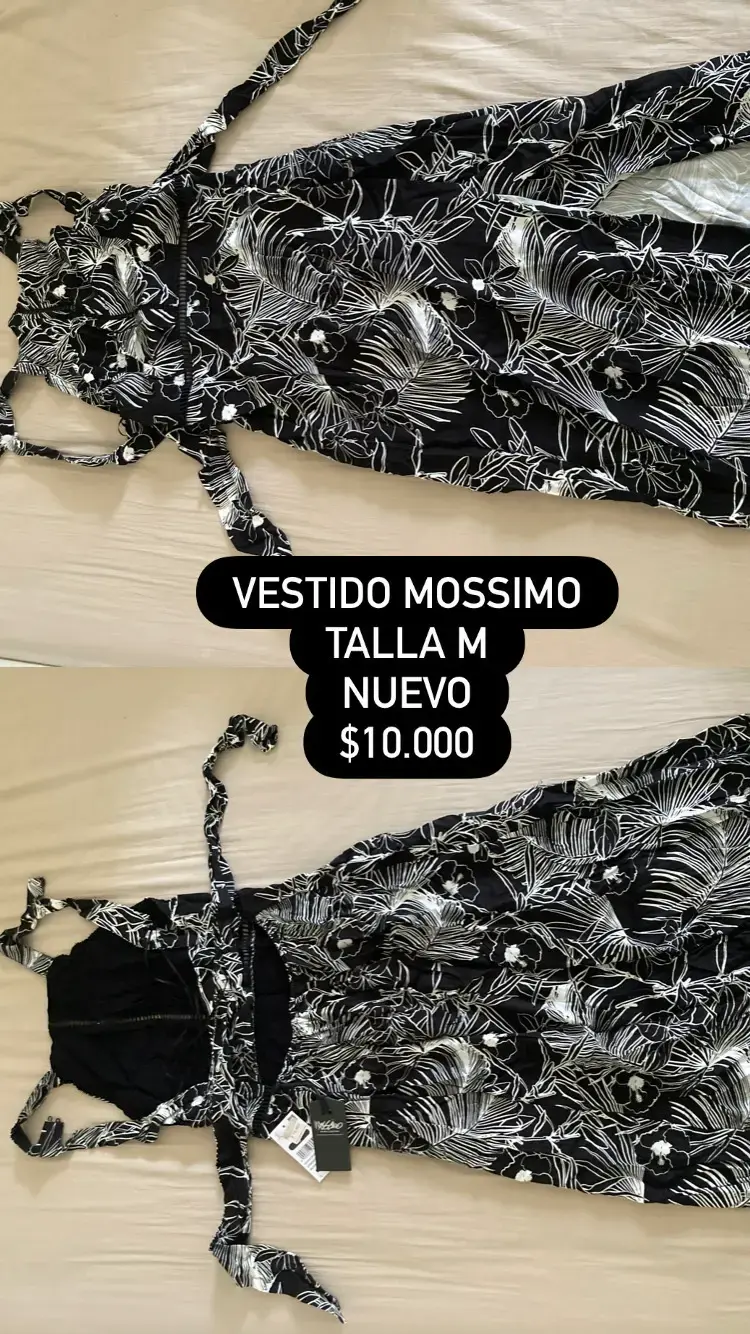 Vestido Mossimo estampado floral talla M