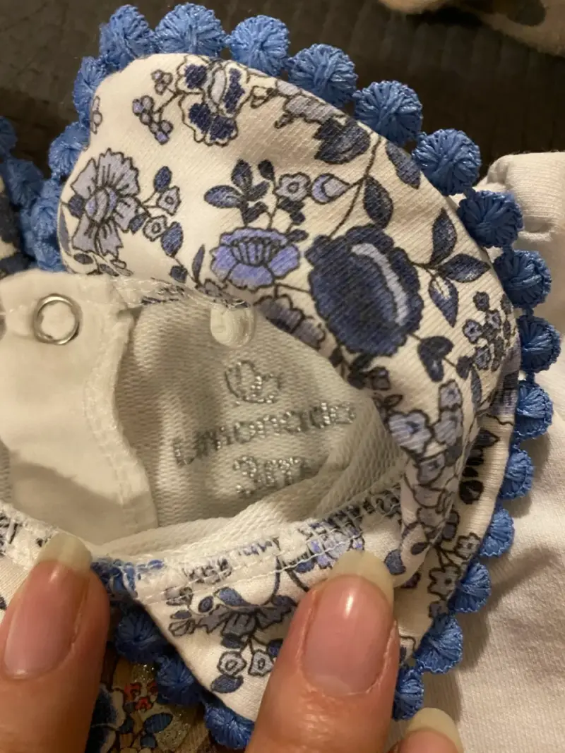 Conjunto de bebé estampado floral y ciervos - 2