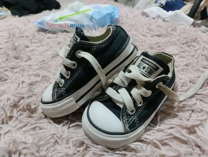 Zapatillas Converse All Star negras para niños - 2