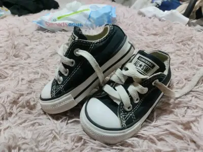 Zapatillas Converse All Star negras para niños - miniatura 2