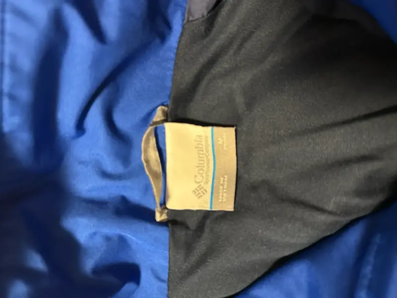 Chaqueta impermeable Columbia azul - 1