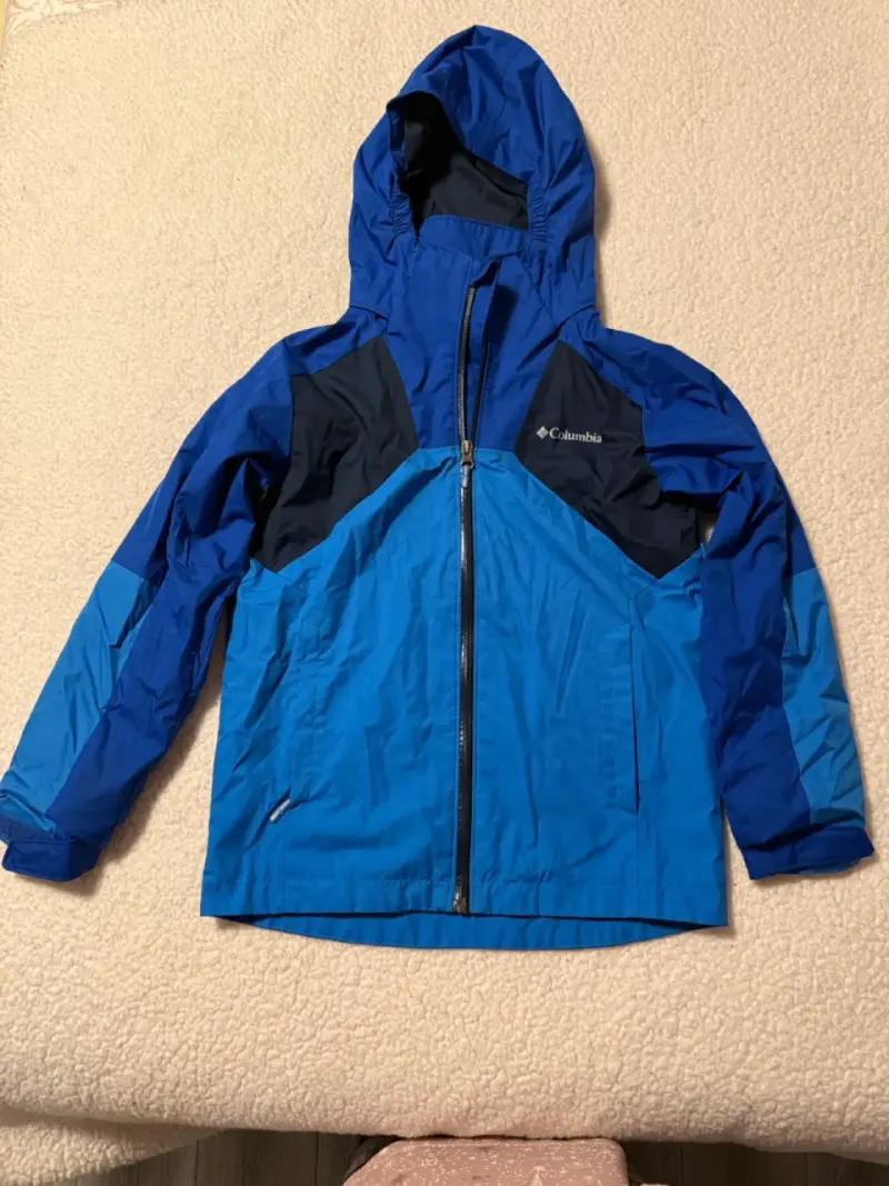 Chaqueta impermeable Columbia azul - 3