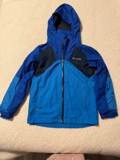 Chaqueta impermeable Columbia azul - miniatura 3