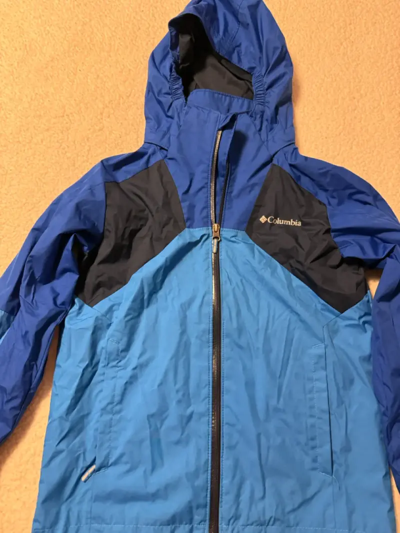 Chaqueta impermeable Columbia azul - 4