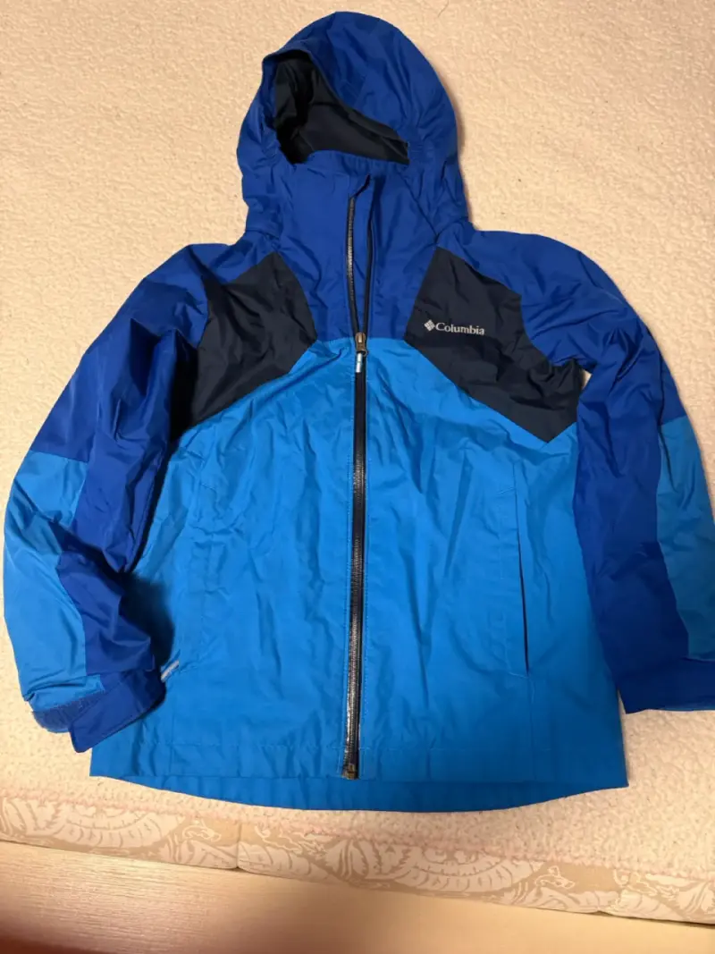 Chaqueta impermeable Columbia azul - 5