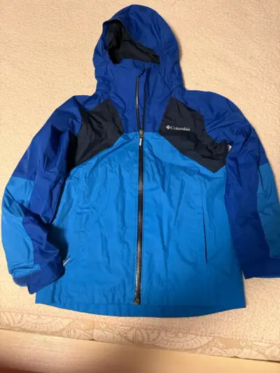 Chaqueta impermeable Columbia azul - miniatura 5