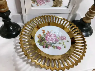 Frutera centro de mesa porcelana - miniatura 5