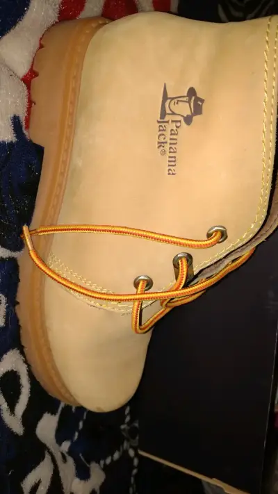 Botas de cuero Panama Jack color beige - miniatura 2